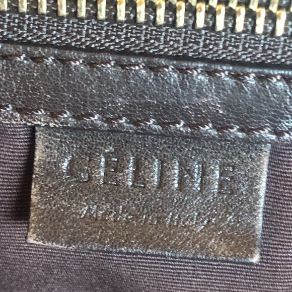 Celine carryall weekender leather bag very good condition, authentic & rare - Picture 5 of 14